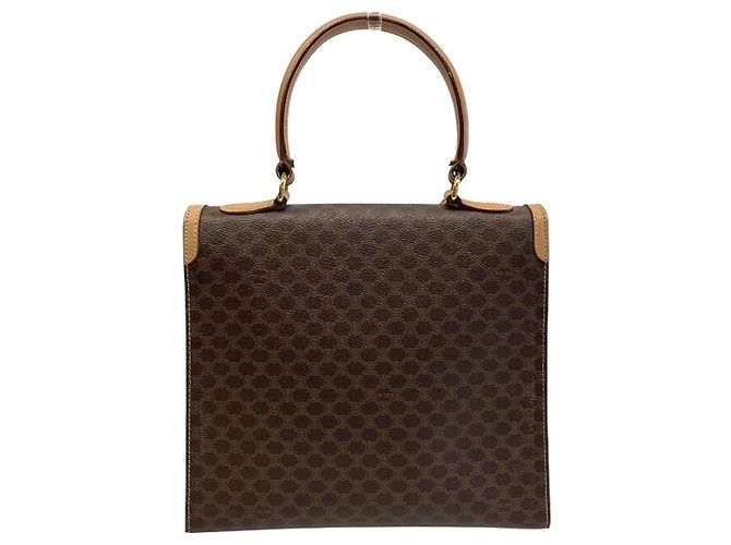 Céline Bolsa Celine Macadam Marrom - vista 2