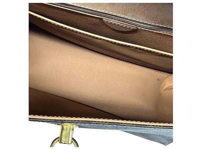 Céline Bolsa Celine Macadam Marrom - vista 5