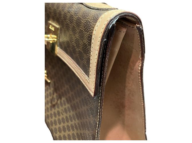 Céline Bolsa Celine Macadam Marrom - vista 8
