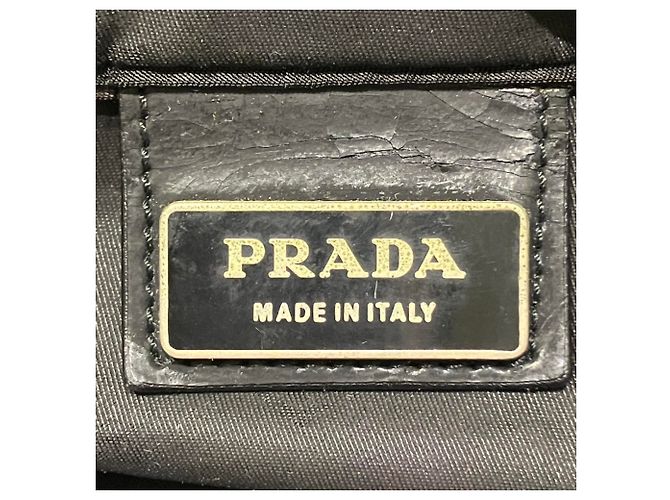 Borsa a tracolla Prada Nylon BT0175 Nero - vista 4