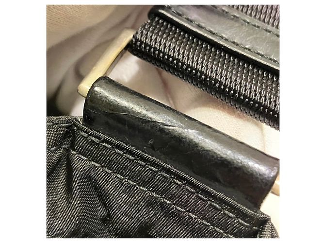Borsa a tracolla Prada Nylon BT0175 Nero - vista 7