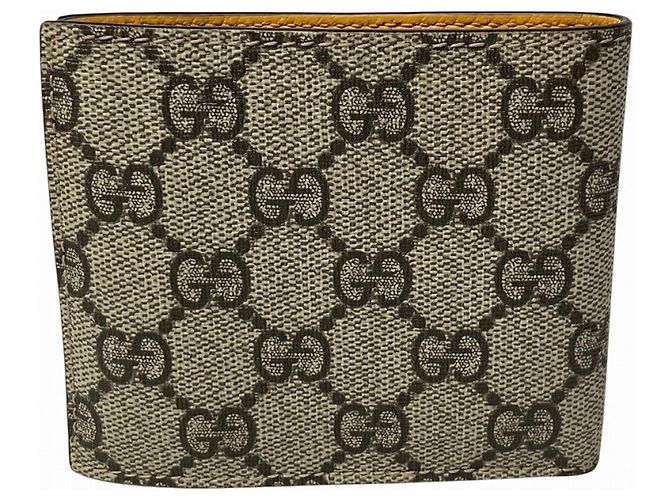 Cartera GG Supreme Billfold Gucci Castaño Beige - vista 2