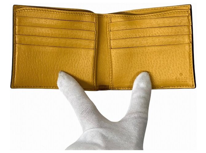 Cartera GG Supreme Billfold Gucci Castaño Beige - vista 3