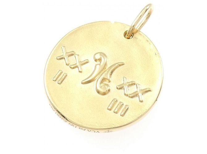 Pendente Zodiac Van Cleef & Arpels in oro giallo 18K - vista 2