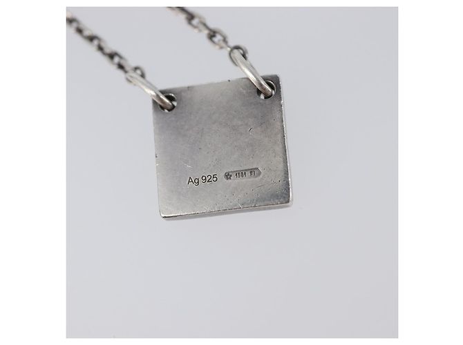 Collar GUCCI Ag925 Silver Auth ar14263 Plata - vista 14