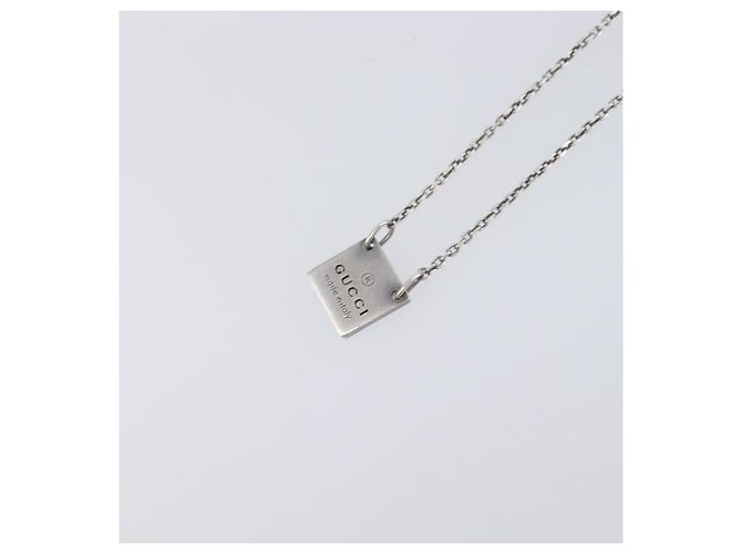 Collar GUCCI Ag925 Silver Auth ar14263 Plata - vista 3