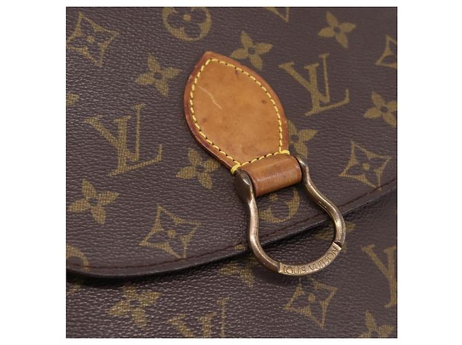 LOUIS VUITTON Monogram Saint Cloud MM Schultertasche M51243 LV Auth LN149 Monogramm - Ansicht 18