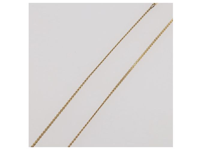 Collana Christian Dior metallo Gold Tone Auth 203859 - vista 11