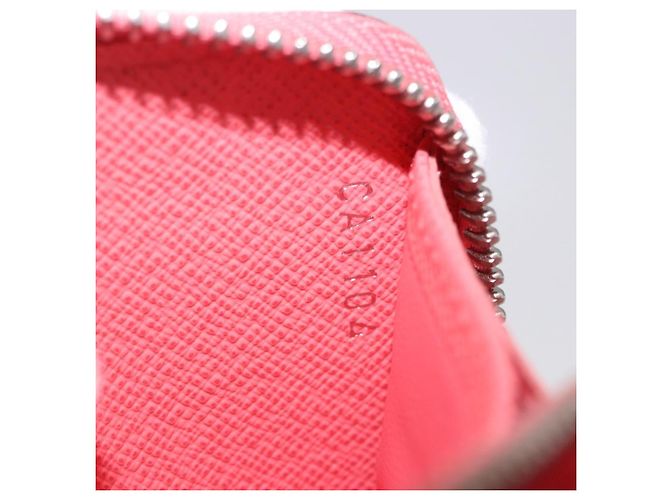 LOUIS VUITTON Epi Zippy Wallet Cartera Larga Pink Coraille M60663 LV Auth 203487V Rosa - vista 11