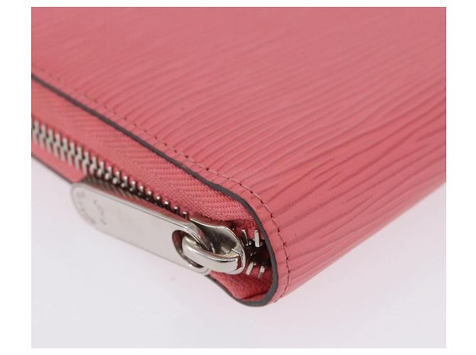 LOUIS VUITTON Epi Zippy Wallet Cartera Larga Pink Coraille M60663 LV Auth 203487V Rosa - vista 14