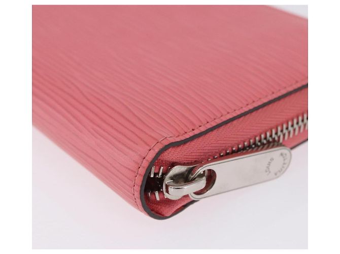 LOUIS VUITTON Epi Zippy Wallet Cartera Larga Pink Coraille M60663 LV Auth 203487V Rosa - vista 17