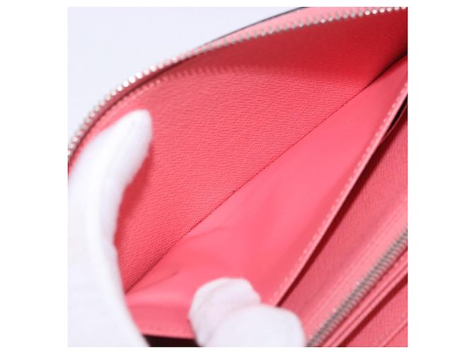 LOUIS VUITTON Epi Zippy Wallet Cartera Larga Pink Coraille M60663 LV Auth 203487V Rosa - vista 19