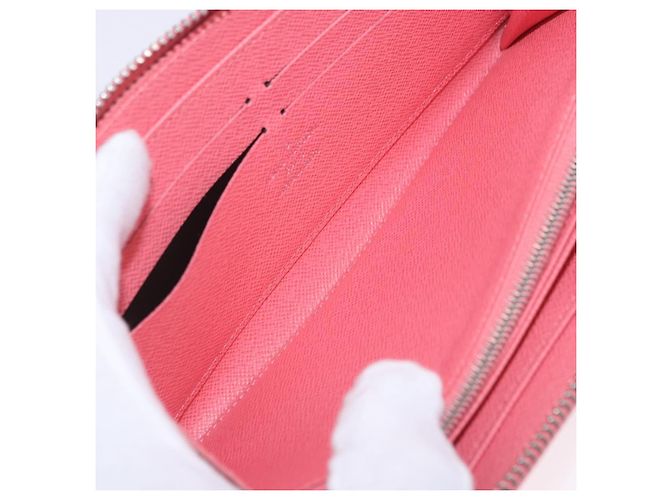 LOUIS VUITTON Epi Zippy Wallet Cartera Larga Pink Coraille M60663 LV Auth 203487V Rosa - vista 20