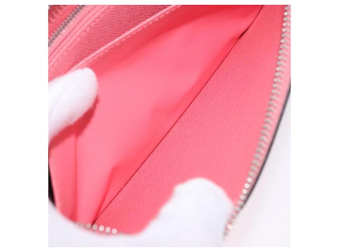 LOUIS VUITTON Epi Zippy Wallet Cartera Larga Pink Coraille M60663 LV Auth 203487V Rosa - vista 22