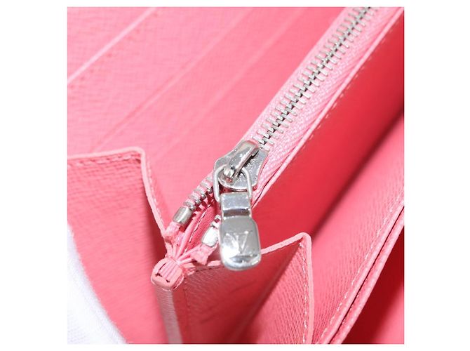 LOUIS VUITTON Epi Zippy Wallet Cartera Larga Pink Coraille M60663 LV Auth 203487V Rosa - vista 25