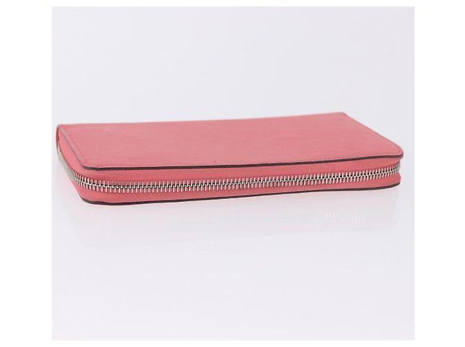 LOUIS VUITTON Epi Zippy Wallet Cartera Larga Pink Coraille M60663 LV Auth 203487V Rosa - vista 5