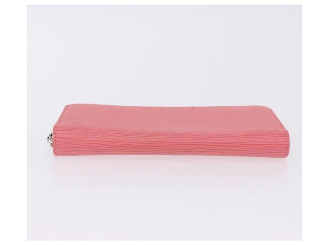 LOUIS VUITTON Epi Zippy Wallet Cartera Larga Pink Coraille M60663 LV Auth 203487V Rosa - vista 7