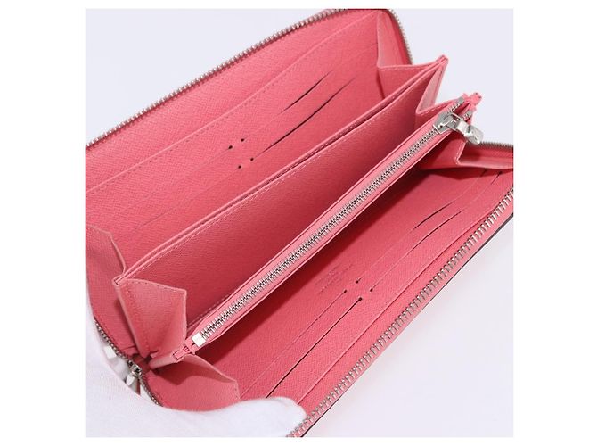 LOUIS VUITTON Epi Zippy Wallet Cartera Larga Pink Coraille M60663 LV Auth 203487V Rosa - vista 9