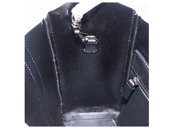 Borsa a mano BALENCIAGA Everyday XXS in pelle 2way Bianco Argento 551815 Auth 204853A - vista 22