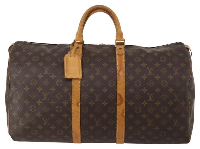 LOUIS VUITTON Monogram Keepall 50 Boston Bag M41426 LV Auth 200411 Monograma - vista 13