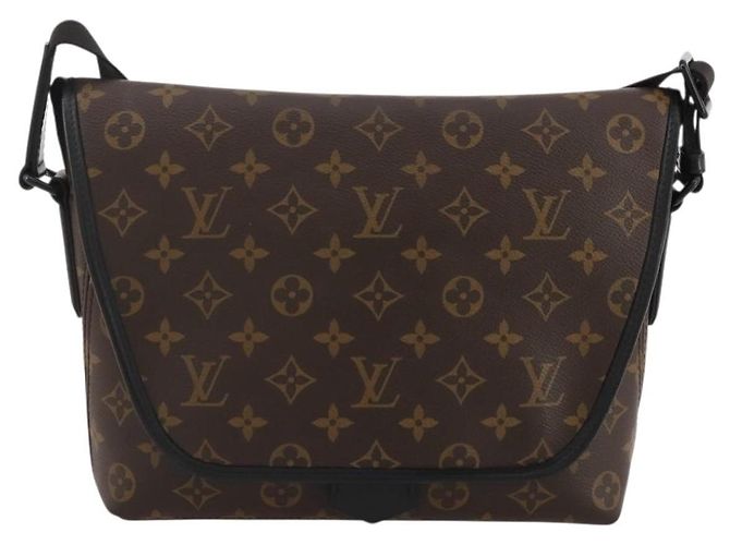LOUIS VUITTON Monogram Macassar Magnetic Messenger Bag M45557 LV Auth 204827V Monogramma - vista 13