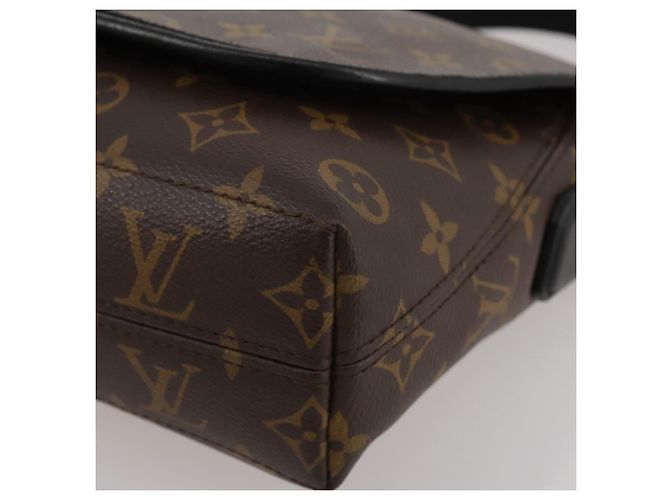 LOUIS VUITTON Monogram Macassar Magnetic Messenger Bag M45557 LV Auth 204827V Monogramma - vista 15