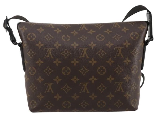 LOUIS VUITTON Monogram Macassar Magnetic Messenger Bag M45557 LV Auth 204827V Monogramma - vista 2