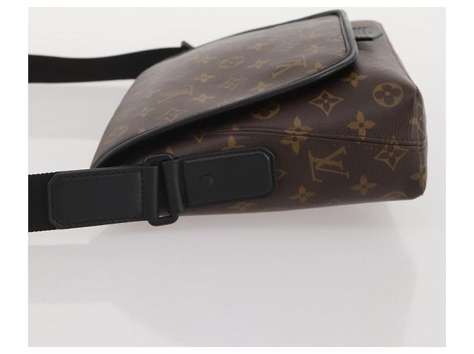 LOUIS VUITTON Monogram Macassar Magnetic Messenger Bag M45557 LV Auth 204827V Monogramma - vista 5