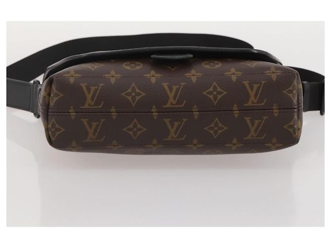 LOUIS VUITTON Monogram Macassar Magnetic Messenger Bag M45557 LV Auth 204827V Monogramma - vista 7