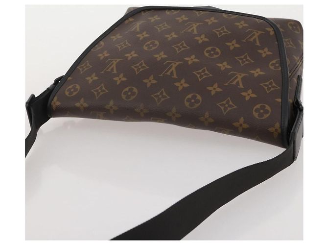 LOUIS VUITTON Monogram Macassar Magnetic Messenger Bag M45557 LV Auth 204827V Monogramma - vista 8