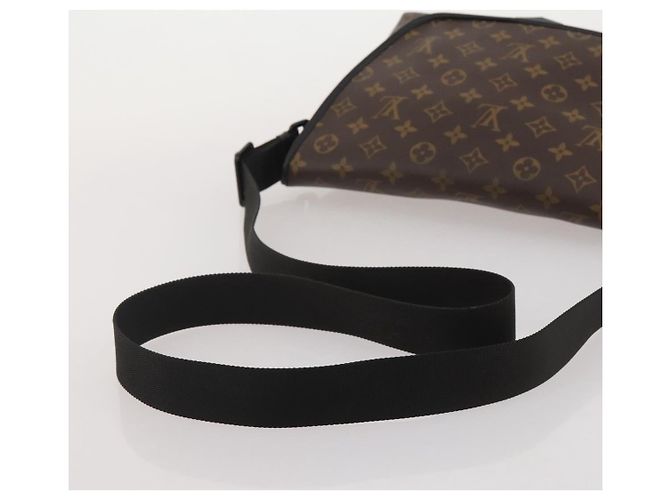 LOUIS VUITTON Monogram Macassar Magnetic Messenger Bag M45557 LV Auth 204827V Monogramma - vista 9