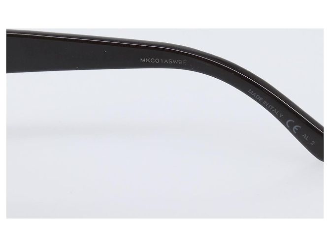 Occhiali da sole Christian Dior plastica Dark Brown Gold Tone Auth BA15592V Marrone scuro - vista 10