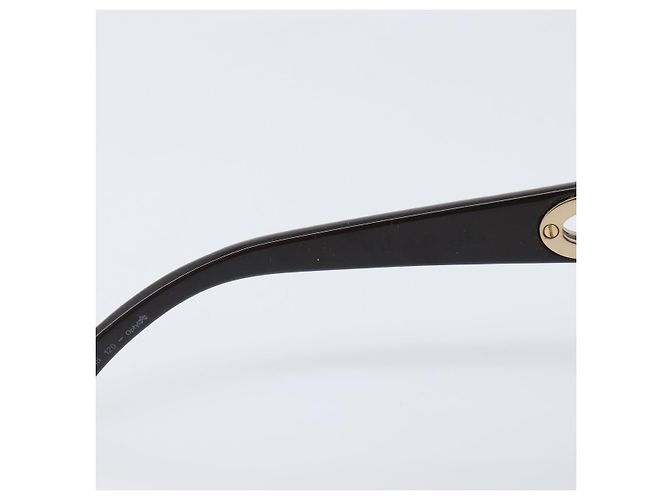 Occhiali da sole Christian Dior plastica Dark Brown Gold Tone Auth BA15592V Marrone scuro - vista 14