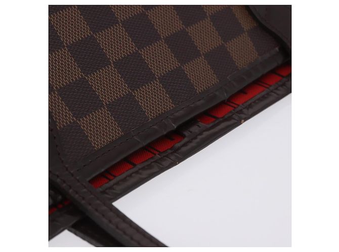 Borsa Tote LOUIS VUITTON Damier Ebene Neverfull MM N51105 LV Auth 204128V - vista 15