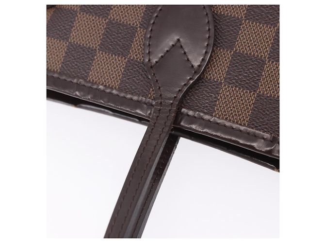 Borsa Tote LOUIS VUITTON Damier Ebene Neverfull MM N51105 LV Auth 204128V - vista 23