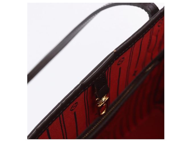 Borsa Tote LOUIS VUITTON Damier Ebene Neverfull MM N51105 LV Auth 204128V - vista 25