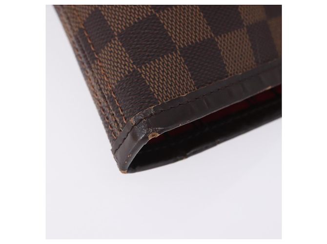 Borsa Tote LOUIS VUITTON Damier Ebene Neverfull MM N51105 LV Auth 204128V - vista 7