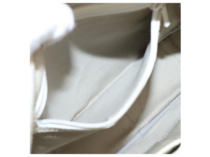 Borsa a tracolla BURBERRY Nova Check Canvas Beige Silver Auth 203708 Argento - vista 21