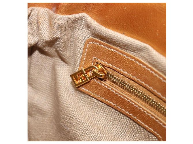 Borsa a tracolla FENDI Mamma Baguette in pelle con perline Viola Oro Auth 194784SM D'oro Porpora - vista 26