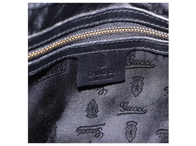 Borsa GUCCI Histeria Patent Black 197020 Auth ka6264 Nero - vista 19