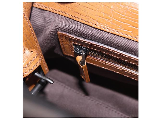 Borsa a mano GUCCI GG Canvas con manico in legno Beige 112683 Auth 203883V - vista 21