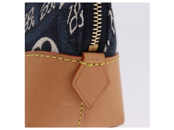 LOUIS VUITTON SINCE1854 Pochette Cosmetic PM Canvas Blue M80307 LV Auth ar14227M - vista 16