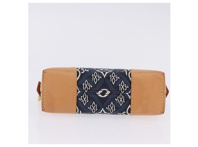 LOUIS VUITTON SINCE1854 Pochette Cosmetic PM Canvas Blue M80307 LV Auth ar14227M - vista 4