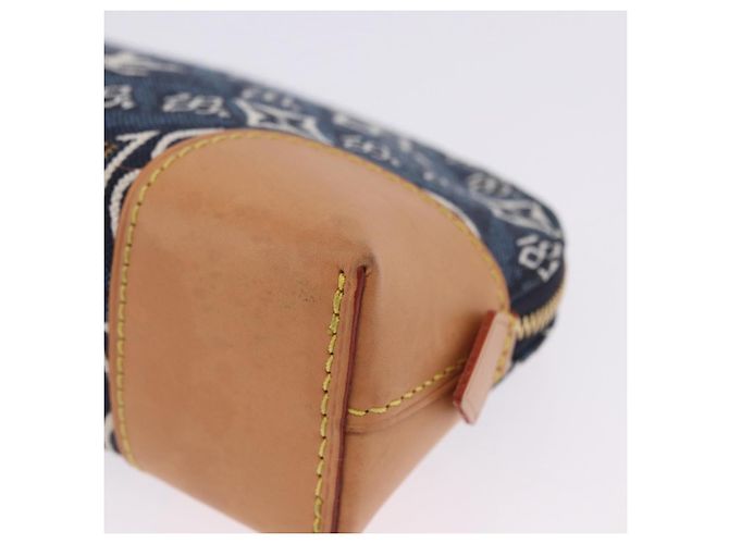 LOUIS VUITTON SINCE1854 Pochette Cosmetic PM Canvas Blue M80307 LV Auth ar14227M - vista 6