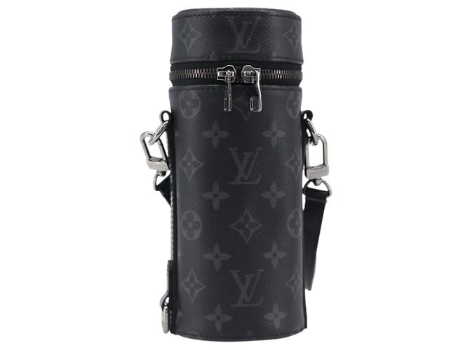 LOUIS VUITTON Eclipse Bottle Holder Porte Boutille GI0398 LV Auth 202908V Monogramme - vue 13