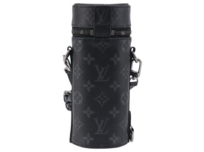 LOUIS VUITTON Eclipse Bottle Holder Porte Boutille GI0398 LV Auth 202908V Monogramme - vue 2