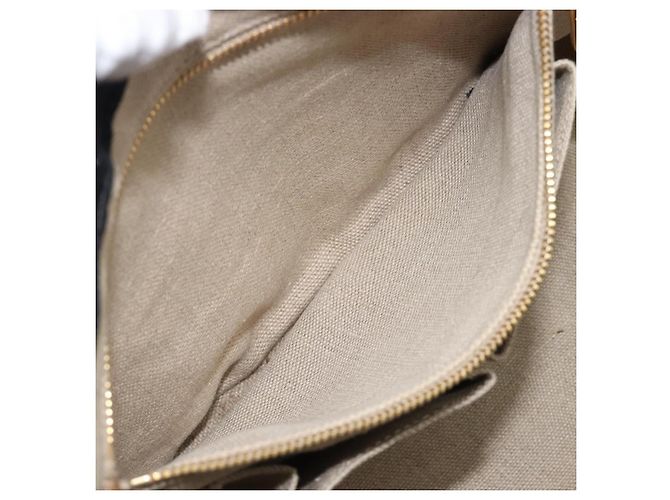 Borsa PRADA Canapa GM Canvas Nero Rosa Auth 201284 - vista 24