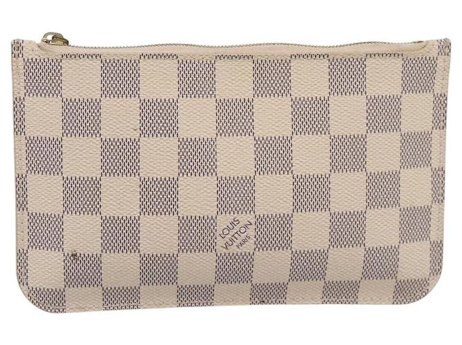 LOUIS VUITTON Damier Azur Neverfull PM Pouch Accessory Pouch LV Auth 204722 - vista 13