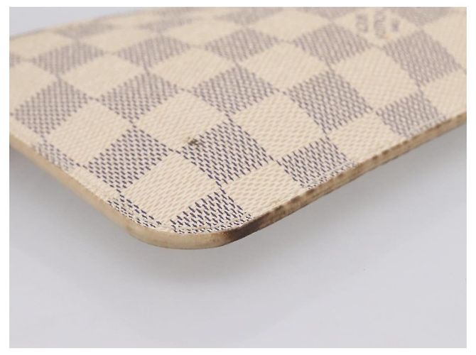 LOUIS VUITTON Damier Azur Neverfull PM Pouch Accessory Pouch LV Auth 204722 - vista 14