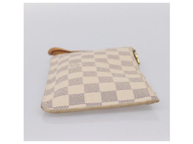LOUIS VUITTON Damier Azur Neverfull PM Pouch Accessory Pouch LV Auth 204722 - vista 4
